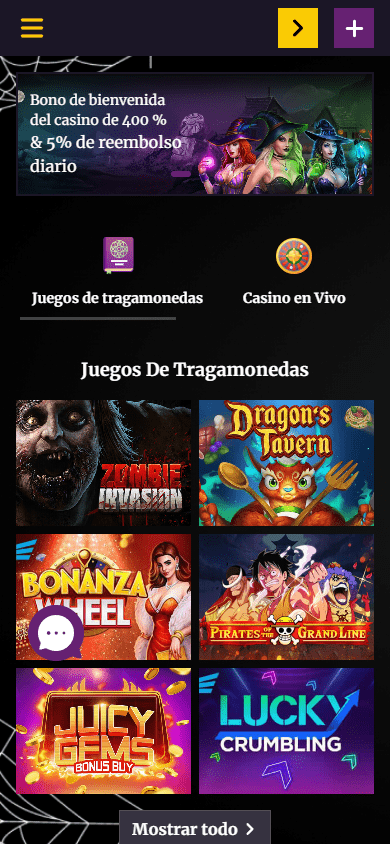 black magic casino versión móvil