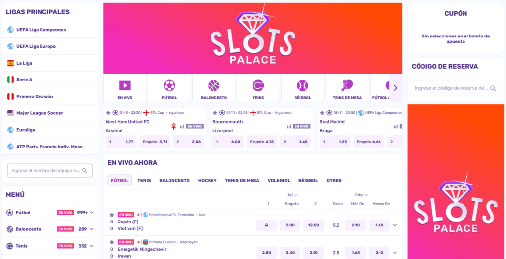 SlotsPalace Casino apuestas