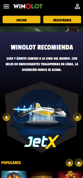 Versión Móvil de Winolot Casino