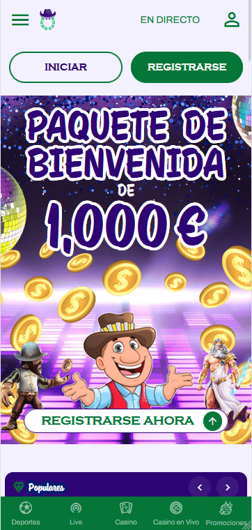 Versión Móvil de Lucky Bandit Casino