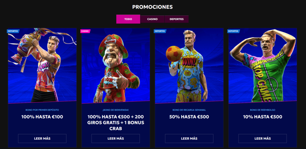 RTBet Casino Bonos