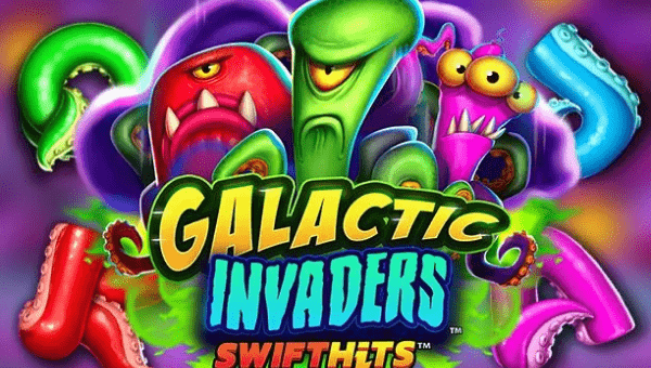 galactic invaders slot logo