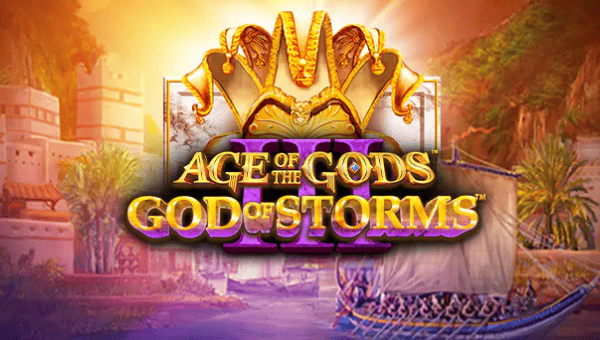 Age of the Gods God of Storms 3 slot logo