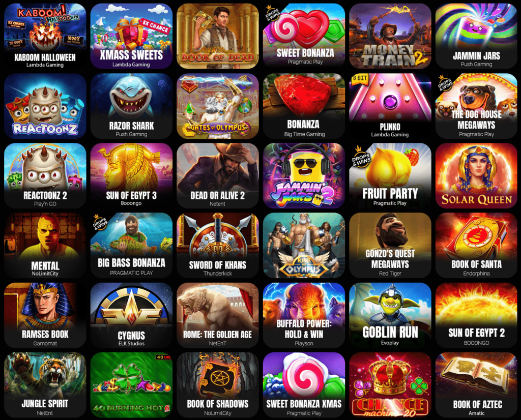 Catálogo de Juegos en Velobet Casino