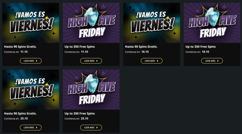 Bonos y Promociones en Whamoo Casino