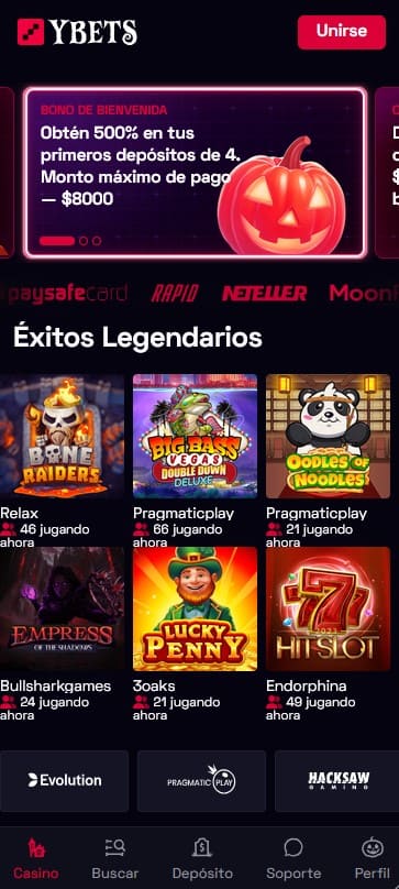 Plataforma Móvil y Experiencia del Usuario en Ybets Casino