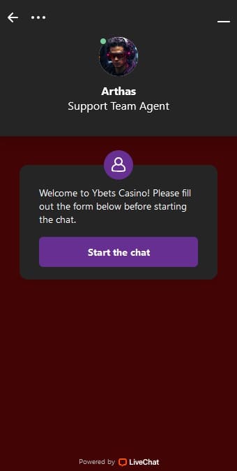 Atención al Cliente en Ybets Casino